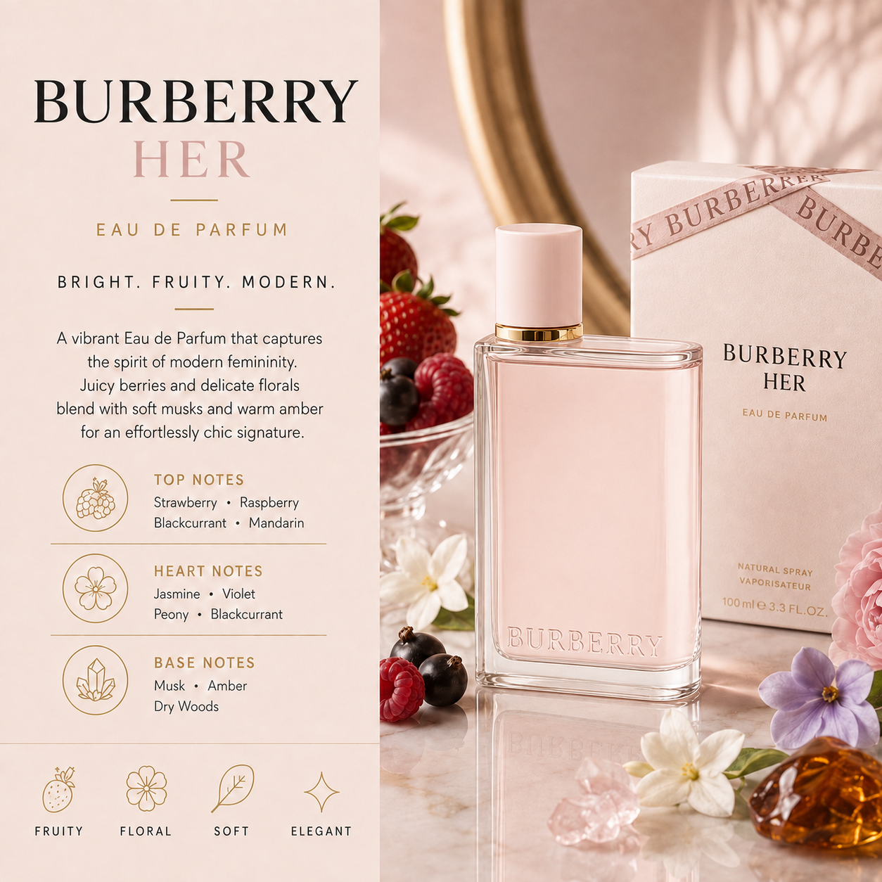 Burberry Her Parfum 100ml for Women – Smell.Luxe Burberry Her Parfum 100ml for Women – Smell.Luxe