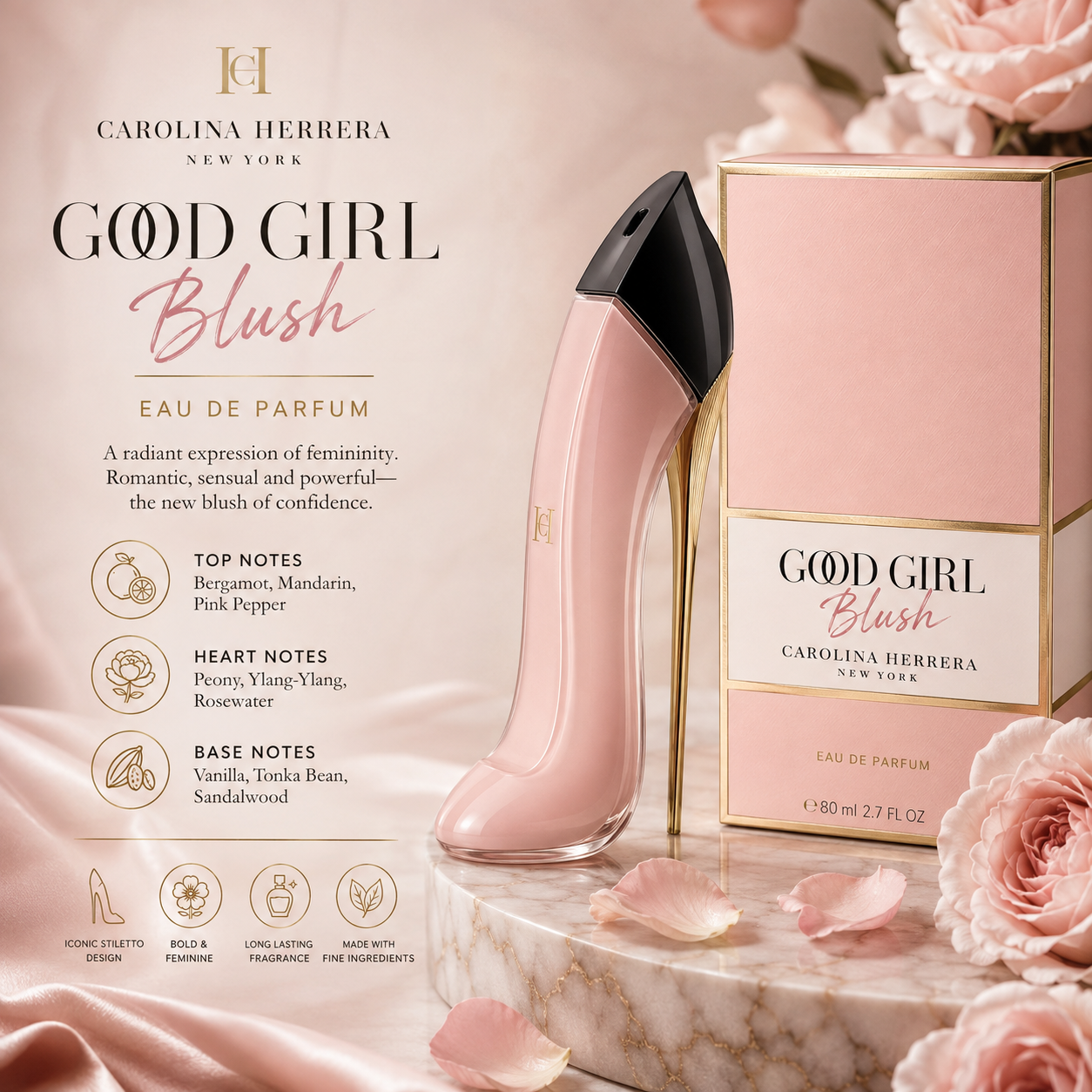 Carolina Herrera Good Girl Blush Eau de Parfum 2.7 oz