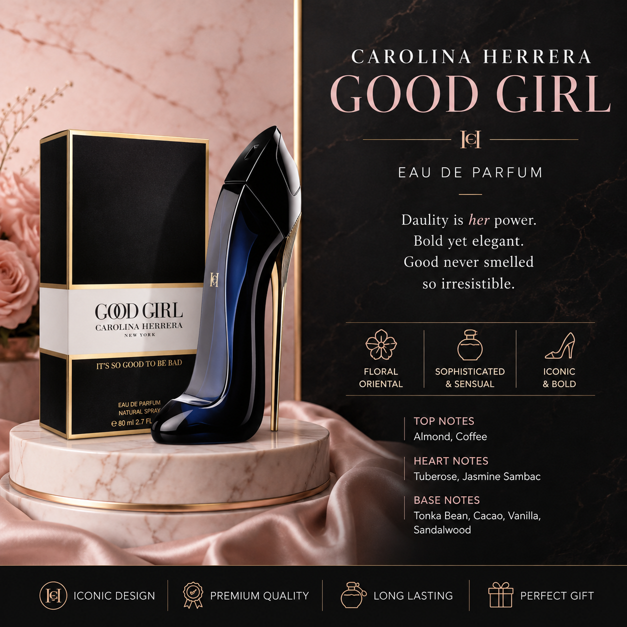 Carolina Herrera Good Girl Eau de Parfum 2.7 oz