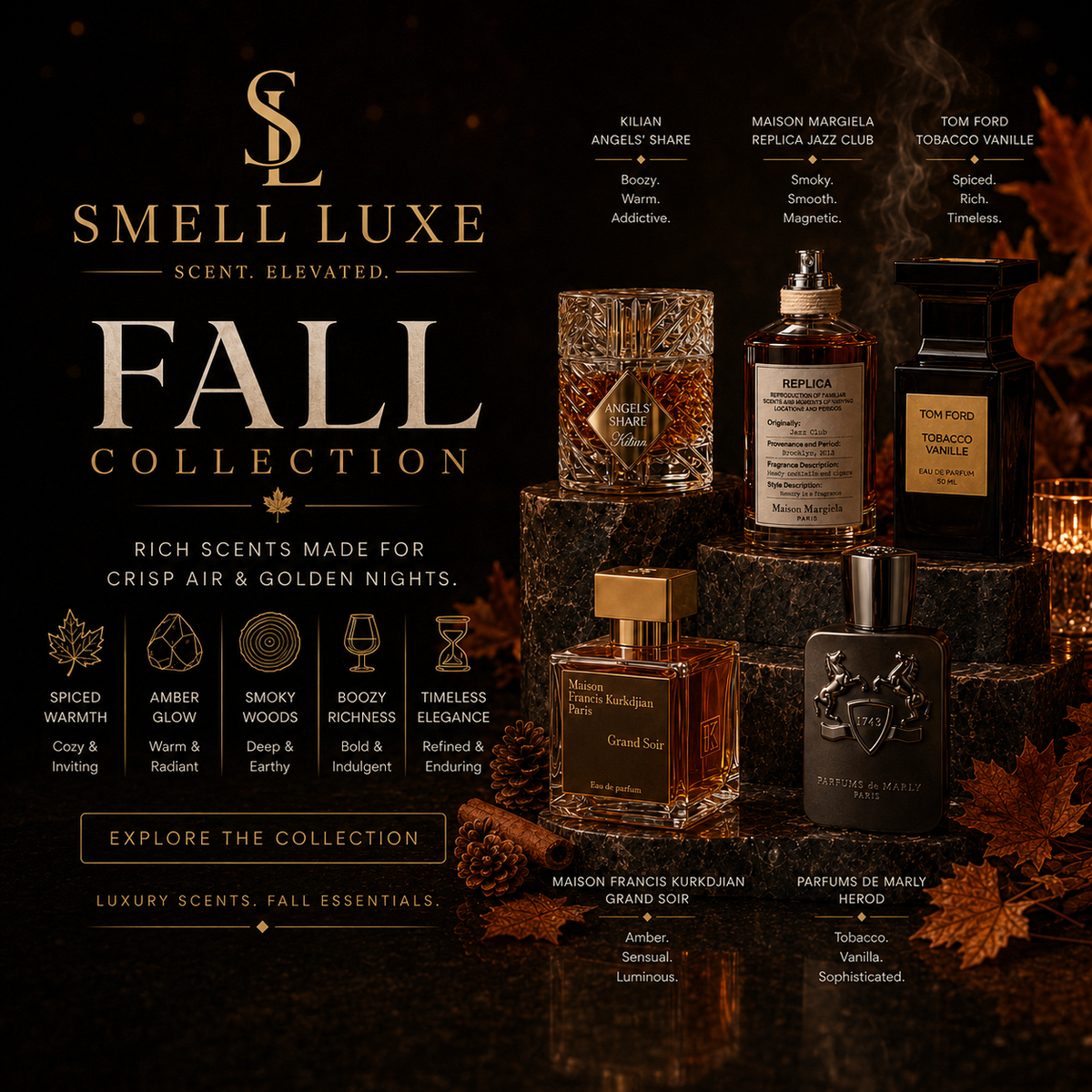 Luxury Fall Perfumes & Colognes