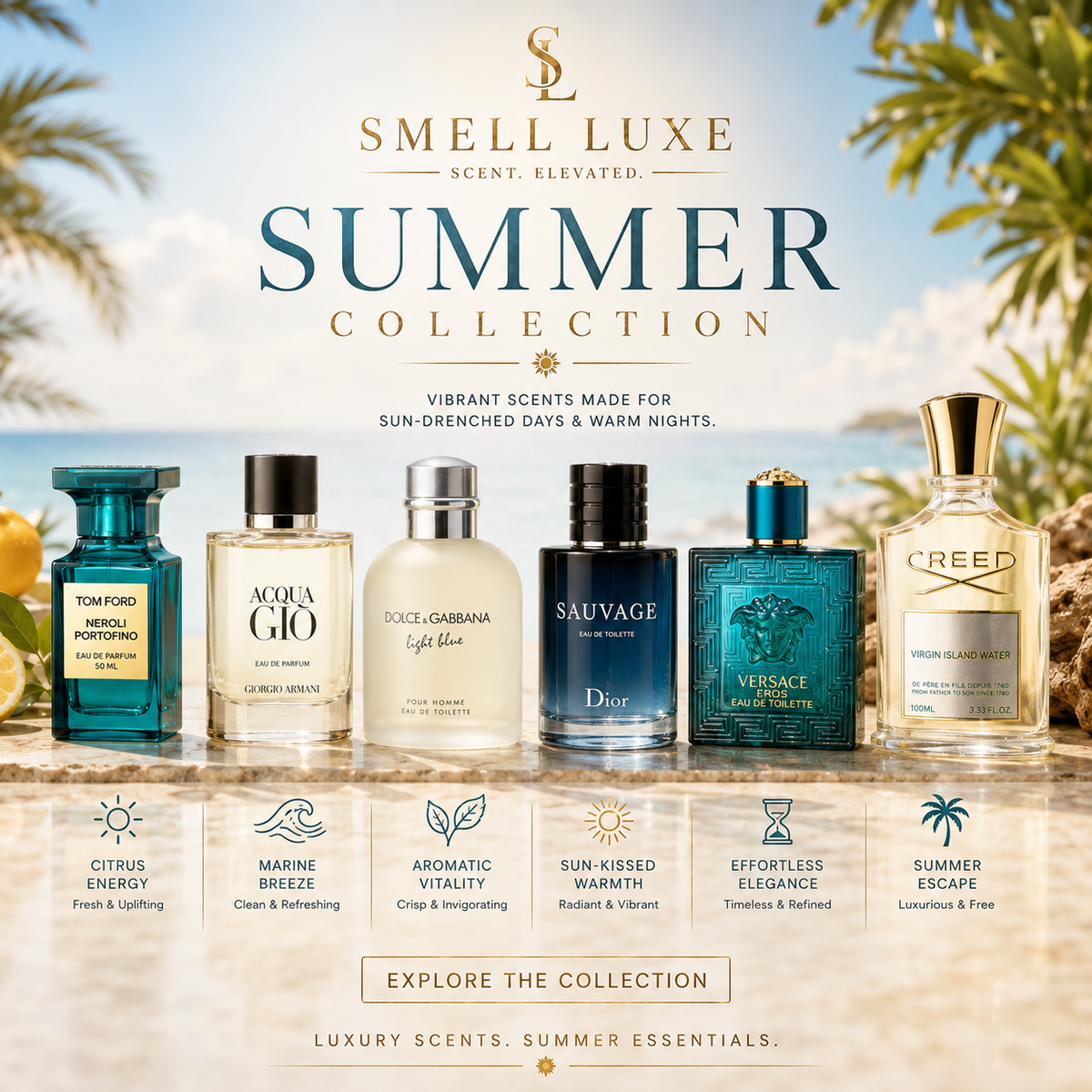 Luxury Summer Perfumes & Colognes