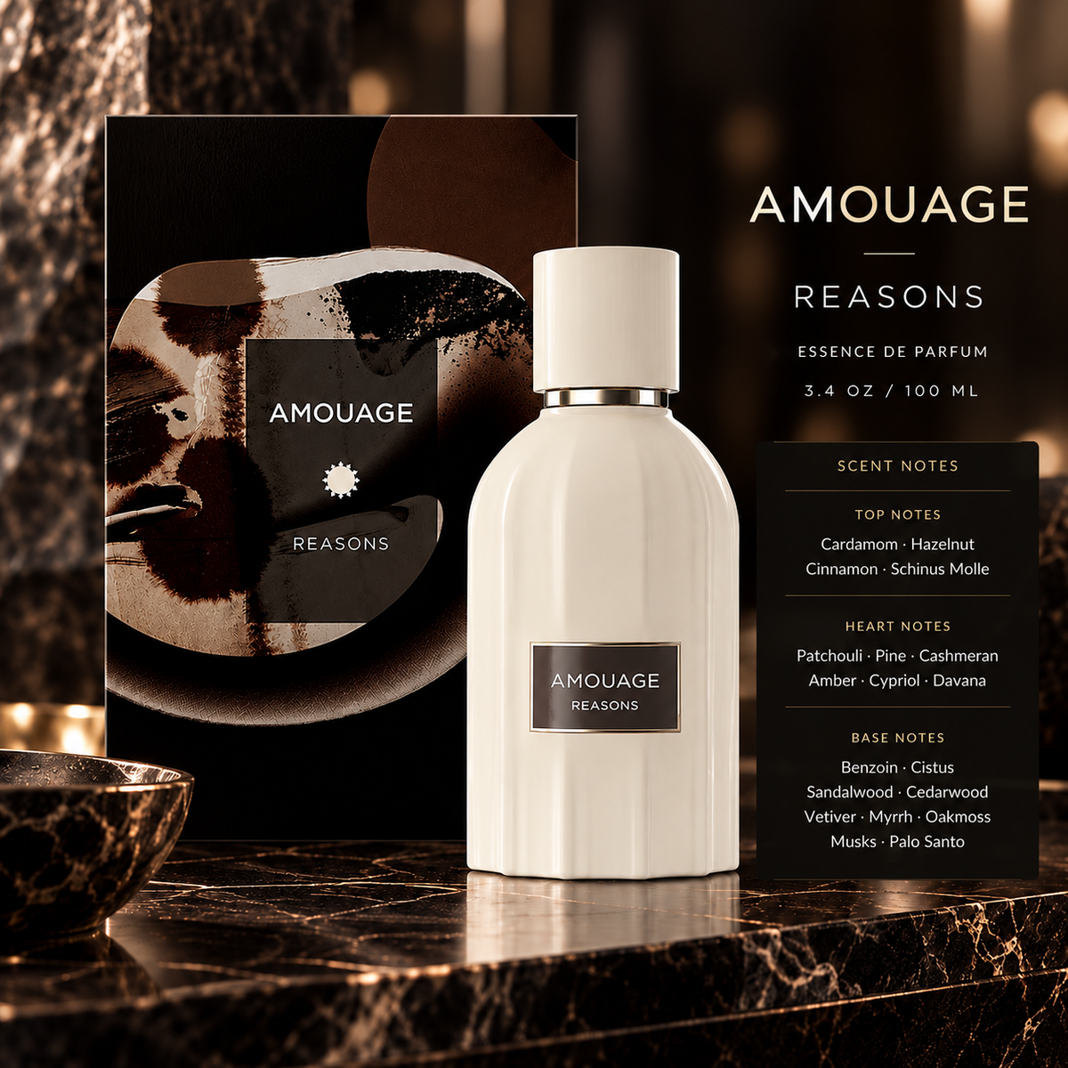Amouage Reasons Essence de Parfum 100ml | Unisex